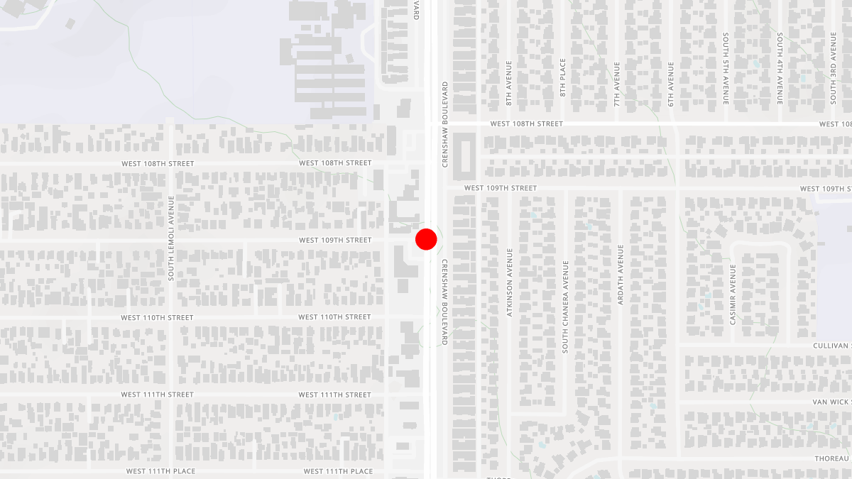 Auto Vs Pedestrian Incident
 
W 109th St &amp; Crenshaw Blvd
Inglewood
01/17/2024 • 05:22 PM
citizen.com/-NoP9QB5lu9A8p…
<a href="/MayorButts/">James Butts</a>  <a href="/CityofInglewood/">City of Inglewood</a>  <a href="/dionne_faulk/">Councilmember Dionne Faulk</a>