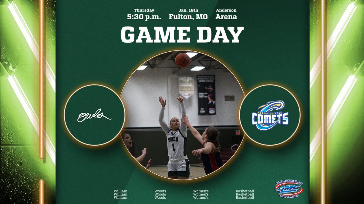 wwuowls's tweet photo. 🚨🏀Game Day 🚨 @wwuowlsWBB 
🆚 @CotteyAthletics 
📌 Anderson Arena | Fulton, MO
📹https://t.co/u6dKOyM0r1
📊https://t.co/8t2srUjhAu
🎟️https://t.co/gwA9ZUP4Gl
@AMCSports #TalonsUp #TheWoods https://t.co/x4aXq4upMh