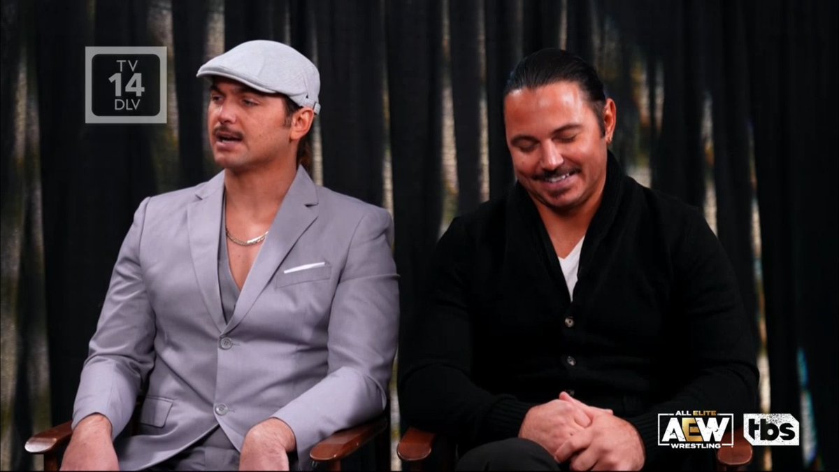 They look like carney’s cosplaying as Chavo Guerrero’s children. 

#AEWDynamite #AEW