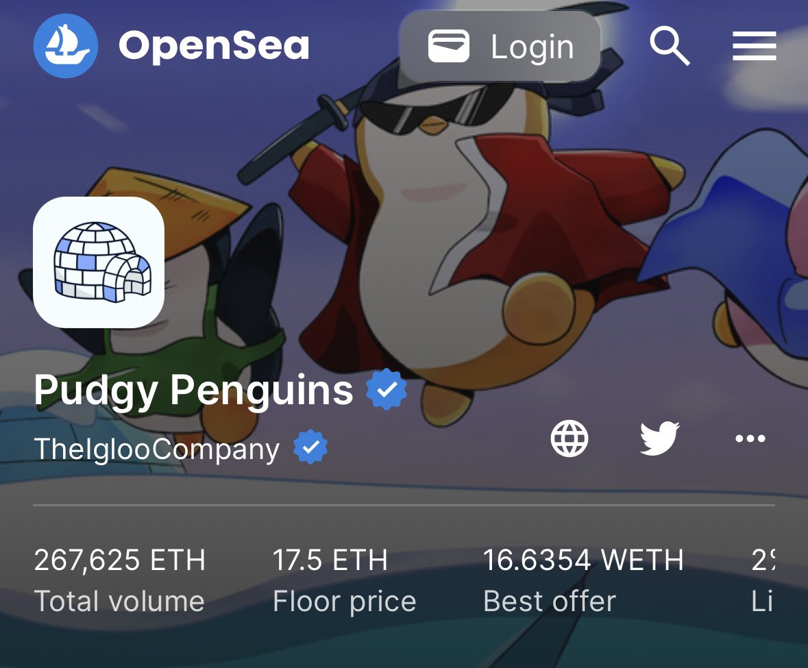 Might actually be a good thing if <a href="/pudgypenguins/">Pudgy Penguins</a> flips <a href="/BoredApeYC/">Bored Ape Yacht Club 🍌</a>. 

Beyond that fact that they deserve it, it might finally put to bed this ridiculous idea that royalties are the “solution”. 

Sorry, just not a fan of that model, and have been openly against it since forever.