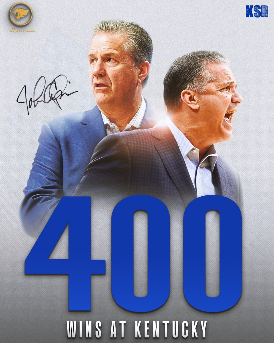 Congratulations to Coach Cal on 490 victories at Kentucky | SEC Rant