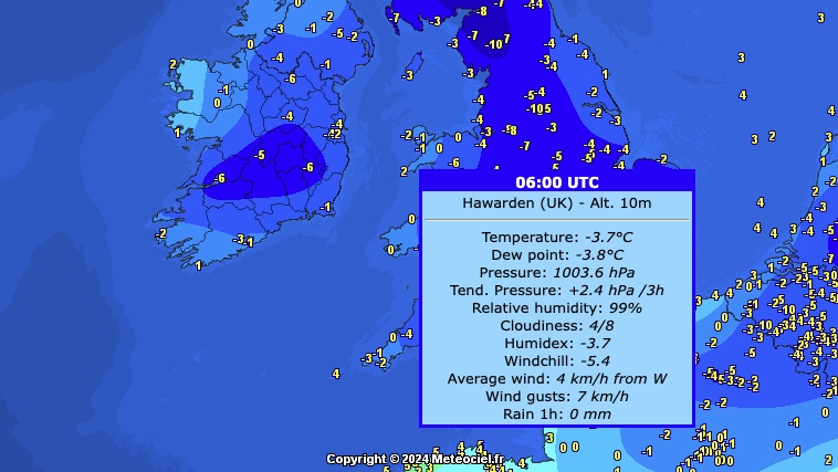 Chilly one this morning 🥶 nearly -4º locally (windchill -8°C) the odd wintery shower leaving a light covering of snow and icy conditions on some roads