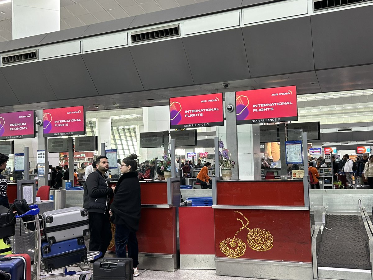 There are only 2 check in counters are open at IGIA, Delhi for International passengers and 3rd counter is closed why?…we are waiting in the queue since an hour…there is no priority of passengers for <a href="/airindia/">Air India</a>…