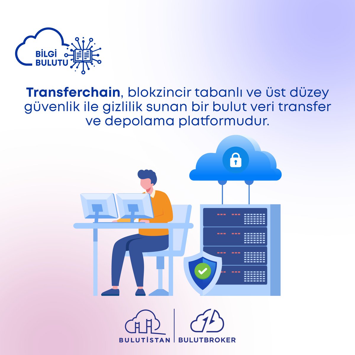 bulutbroker's tweet photo. Transferchain, üst seviye güvenlik ve gizlilik sunan blokzincir tabanlı bir bulut veri transfer ve depolama platformudur.

Bulutistan Transferchain hizmeti ile en yüksek performans ile en güvenli hizmet elinizin altında.   

Daha fazlası için: https://t.co/NcGpJPZNgw

#Bulutistan https://t.co/2GKlEgndx7