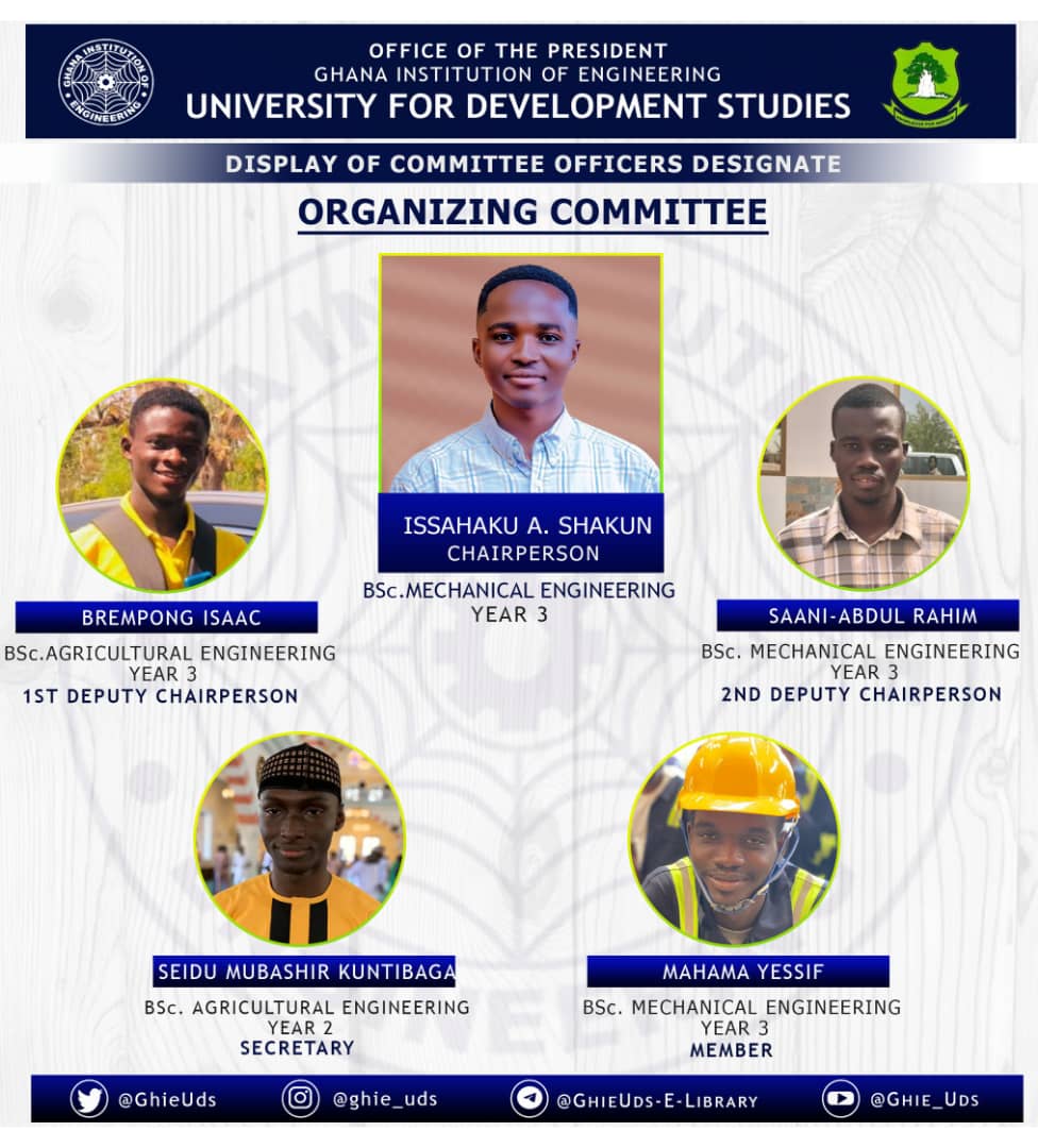 GhieUds's tweet photo. The Organizers for the academic year. #Workingwithyou https://t.co/hVvu9dy5LS