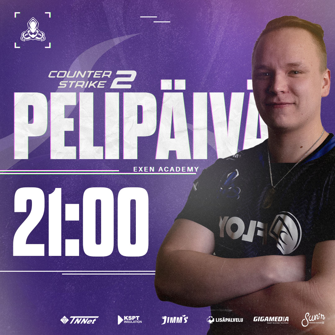 Tänään haetaan voittoputkelle jatkoa, tosin vähän erilaisella kokoonpanolla — poikkeuksellisesti Niemelän tilalla nähdään pelissä Stand in RikuQ! 😎
⚔️ REDACTED
🕒 21:00
🎙 Perttu Leinonen
📺 twitch.tv/exenesports?sr…