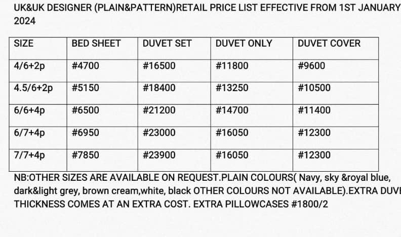 Oluwatobi_lola's tweet photo. Because your midweek deserves a touch of luxury!. Note: The last slide contains the price list
#MidweekMarvels #BeddingBliss
#Ibadan #IbadanBlast https://t.co/MwPB5YsIv7