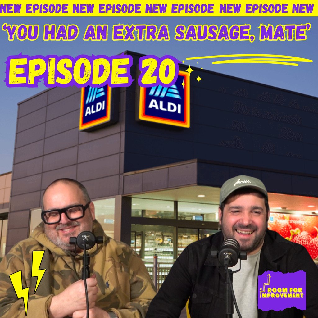 EPISODE 20 ⚡️ Justin tells us why customer service needs to improve, Danny discusses unimprovable chocolate, and we chat the best and worst of ALDI. Loser Stays On returns next week after Sunday's live show ✌🏼

🎧️: linktr.ee/rfipod