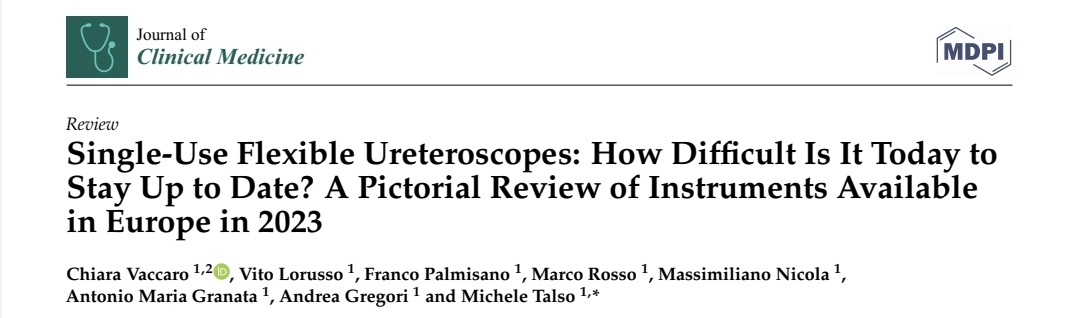 How many single use flexible URS do we have today on the market? What are the differences? What features? 2016 seems so far, when #Lithovue @bsc_urology changed the roles in flexible URScopy. 💡check it out ncbi.nlm.nih.gov/pmc/articles/P… @lorusso_MD @PETRAurogroup @PEARLSendouro