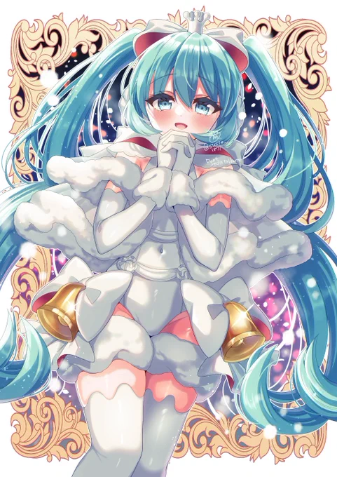 ハロウィンとクリスマスのミクさん  #何だっていい過去作品を掲載するチャンスだ