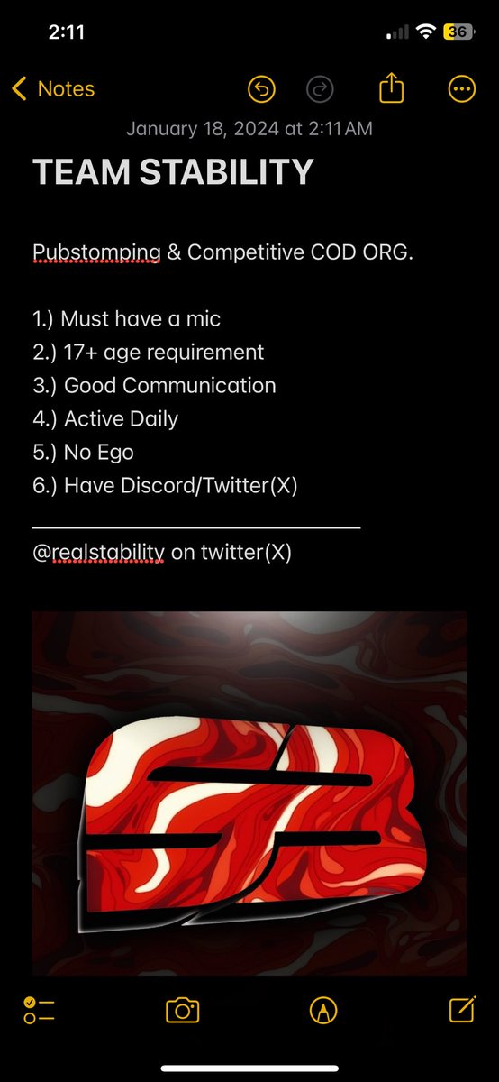 Team Stability tweet media