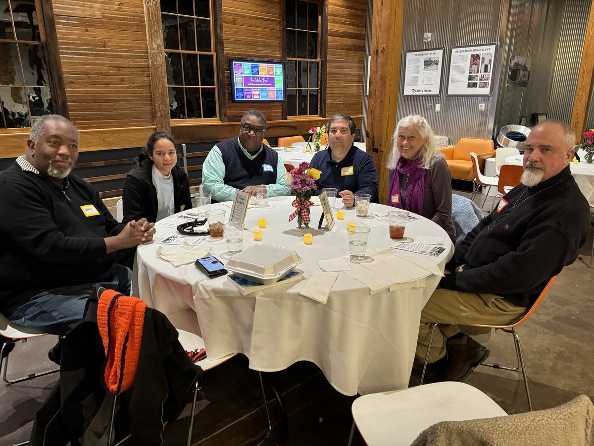 CarlRobertClark's tweet photo. I enjoyed the fellowship and the discussion at the Table for Eight Interfaith Dinner in honor of MLK Week at Clemson,  SC. https://t.co/xKVPeLwsge