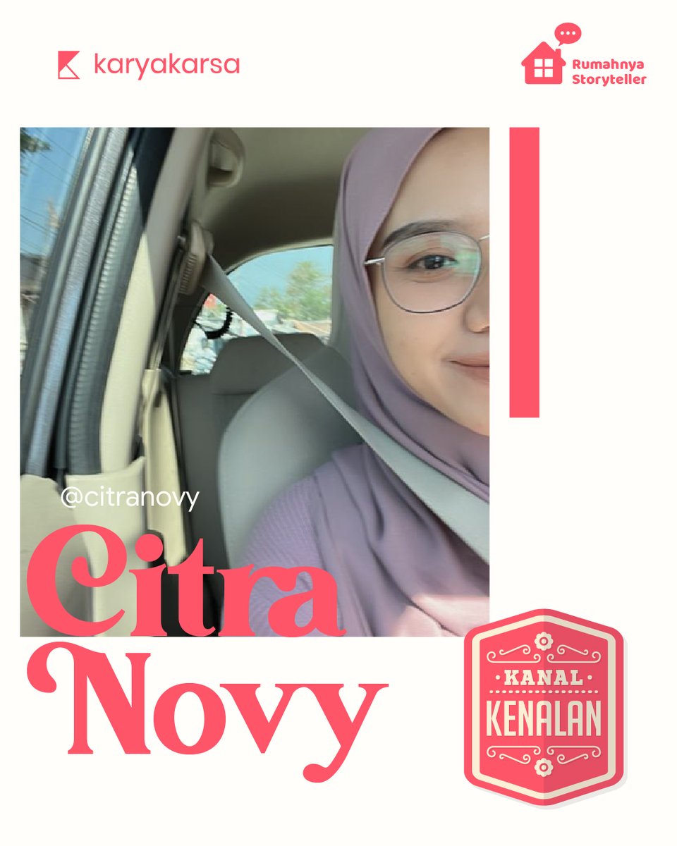 karyakarsa_id's tweet photo. #KanalKenalan kali ini ada kak Citra Novy!!! @CitraNovy ✨✨

Mungkin banyak dari Kawan Karya yang udah tau Kak Citra sebagai kreator top KaryaKarsa. 

Tapi, tahu gak sih alasan kak Citra menulis dan bagaimana proses menulis dia di belakang layar? Yuk, simak bareng-bareng biar makin kenal!👇👇👇