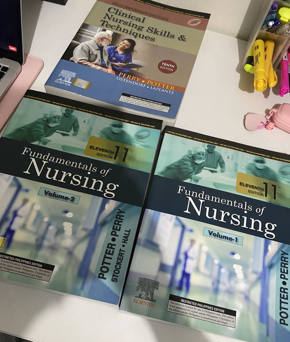 chalowdraws's tweet photo. wts lfb nursing books 1st year for sale

selling as set! 3 books for ₱2800 

📚 Fundamentals of Nursing Vol 1 &amp; 2 (11th edition) by Potter, Perry, Stockert, and Hall

📚 Clinical Nursing Skills &amp; Techniques (10th edition) by Perry, Potter, Ostendorf, Laplante https://t.co/gD09eAd8dU