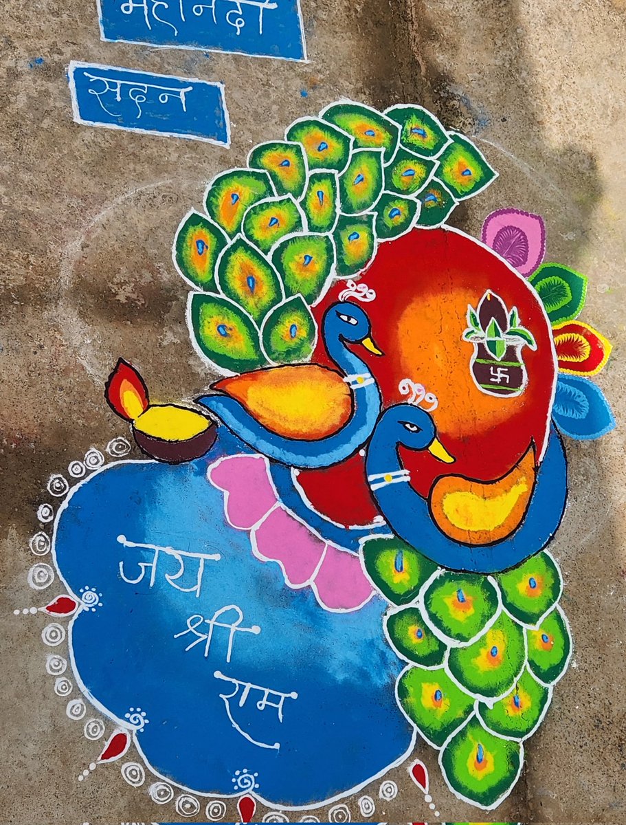 #ArtOfIndia #Rangoli #traditionalart