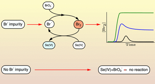 bhkenlo's tweet photo. Bromide Ion Impurity-Induced Reaction between Selenium(IV) and Acidic Bromate: Prototype of a Cycle with Autocatalytic Behavior | Inorganic Chemistry https://t.co/pltu6CgVSb Csekő and Horváth @InorgChem #selenium #selenite #bromide #bromate #autocatalytic https://t.co/qROCtrDiTK