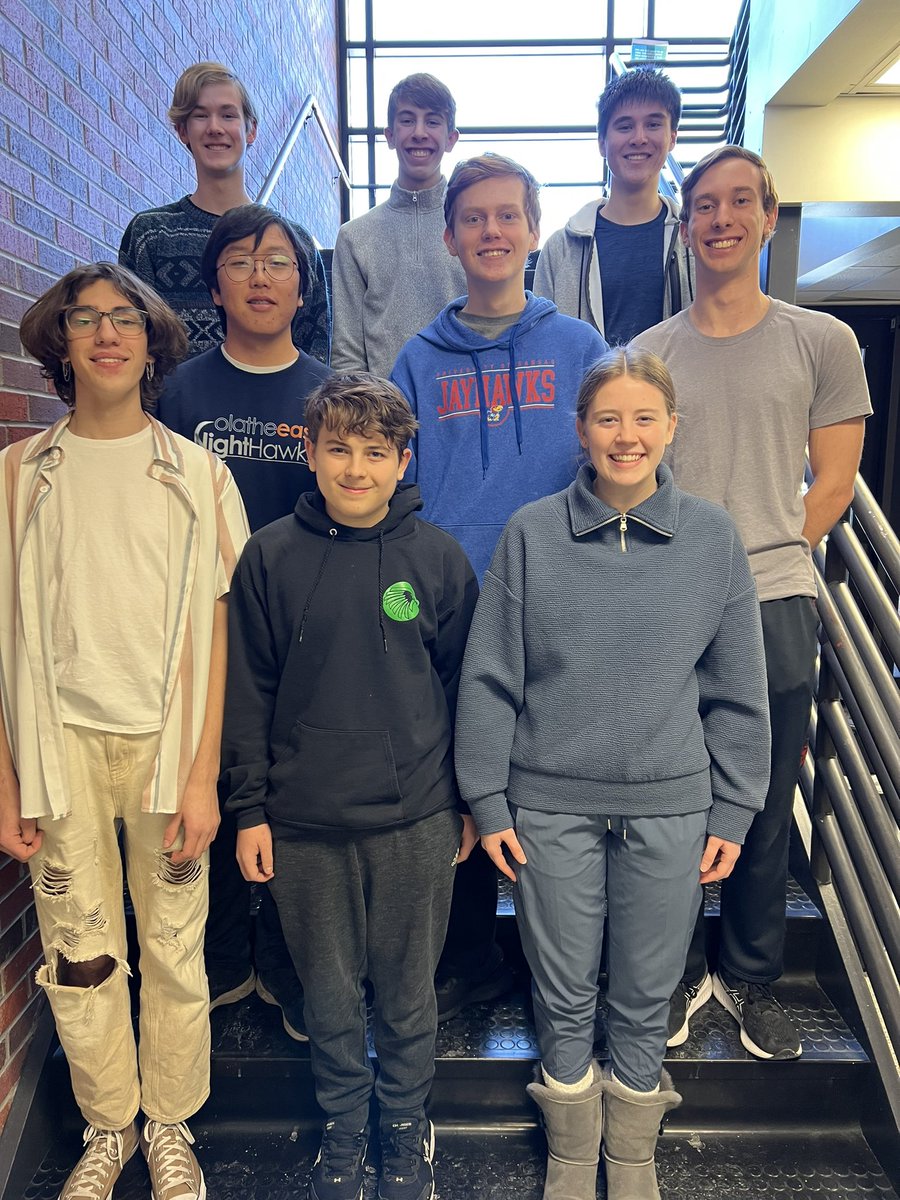 Congratulations to the 9 OE Band students selected to the Kansas All State Groups! Special recognition to Jordan for being a 4 year member! 
Claire Heigele, Wesley Janssen, Jordan Culton, Brady Smotrilla, Ryan Yu, Jackson Malone, Jack Kennedy, Ryne Poindexter, Emerson Prather