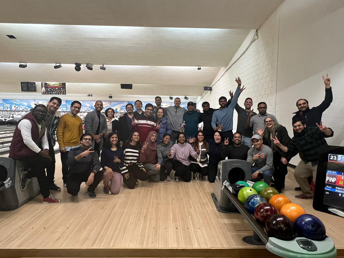 Pictures from Annual Bowling Championship. Our residents got some amazing bowling skills. Congratulations to “Hearts Firm” but true winner was Carle IMRP tonight!!