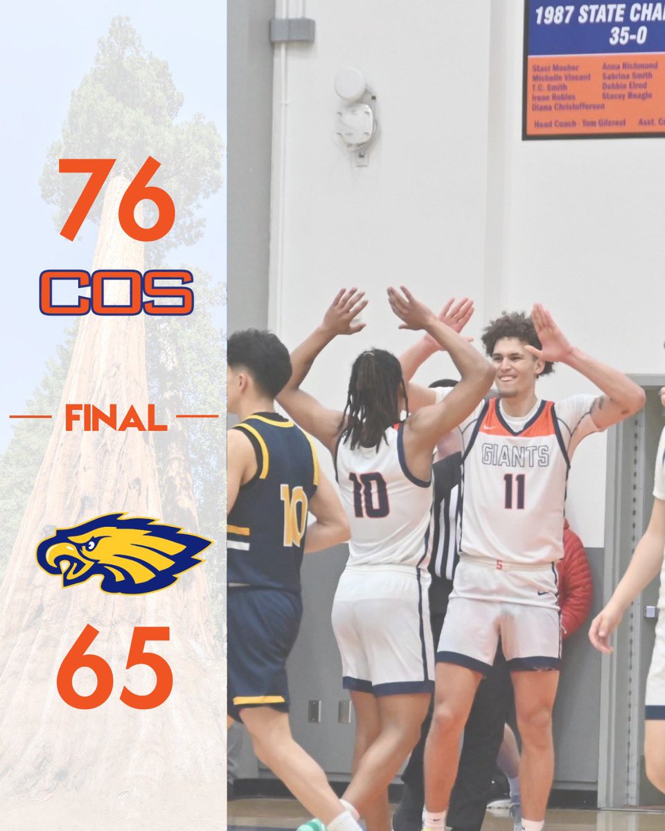 College of the Sequoias Men’s Basketball tweet media