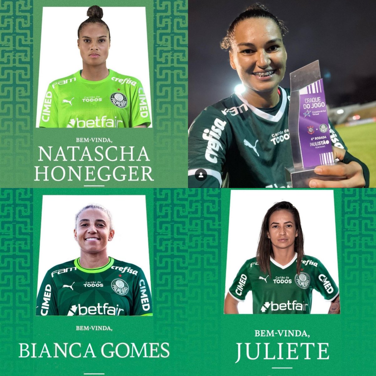 mayatalor4's tweet image. O @Palmeiras_FEM quer mesmo ser o @SCCPFutFeminino , 8 ex Corinthianas (9 que ainda tem a Chu).