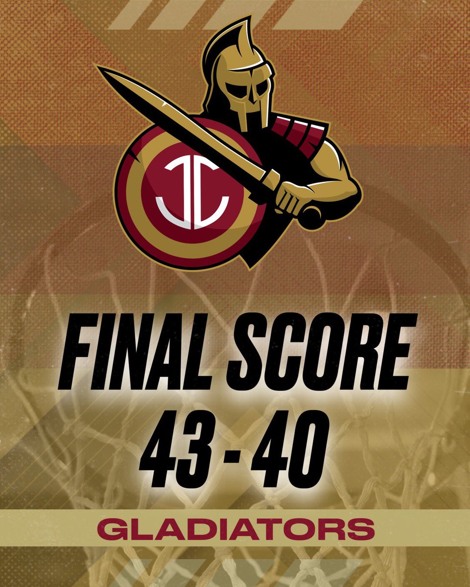 Good team win tonight. Thanks to the @JCGladiatorArmy fans who came out. Stats will be posted tomorrow.