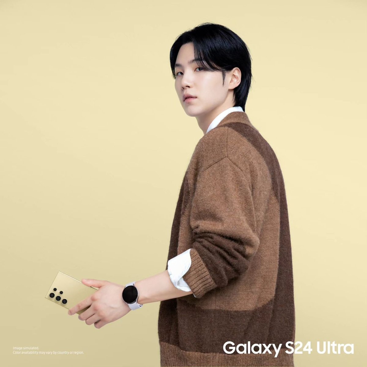 samsungmobile on instagram

👤 #SUGA of @/bts.bighitofficial finds his perfect match 💜 The new #GalaxyS24 Ultra, smarter than ever with #GalaxyAI, fits his style seamlessly. #GalaxyxSUGA #SamsungUnpacked