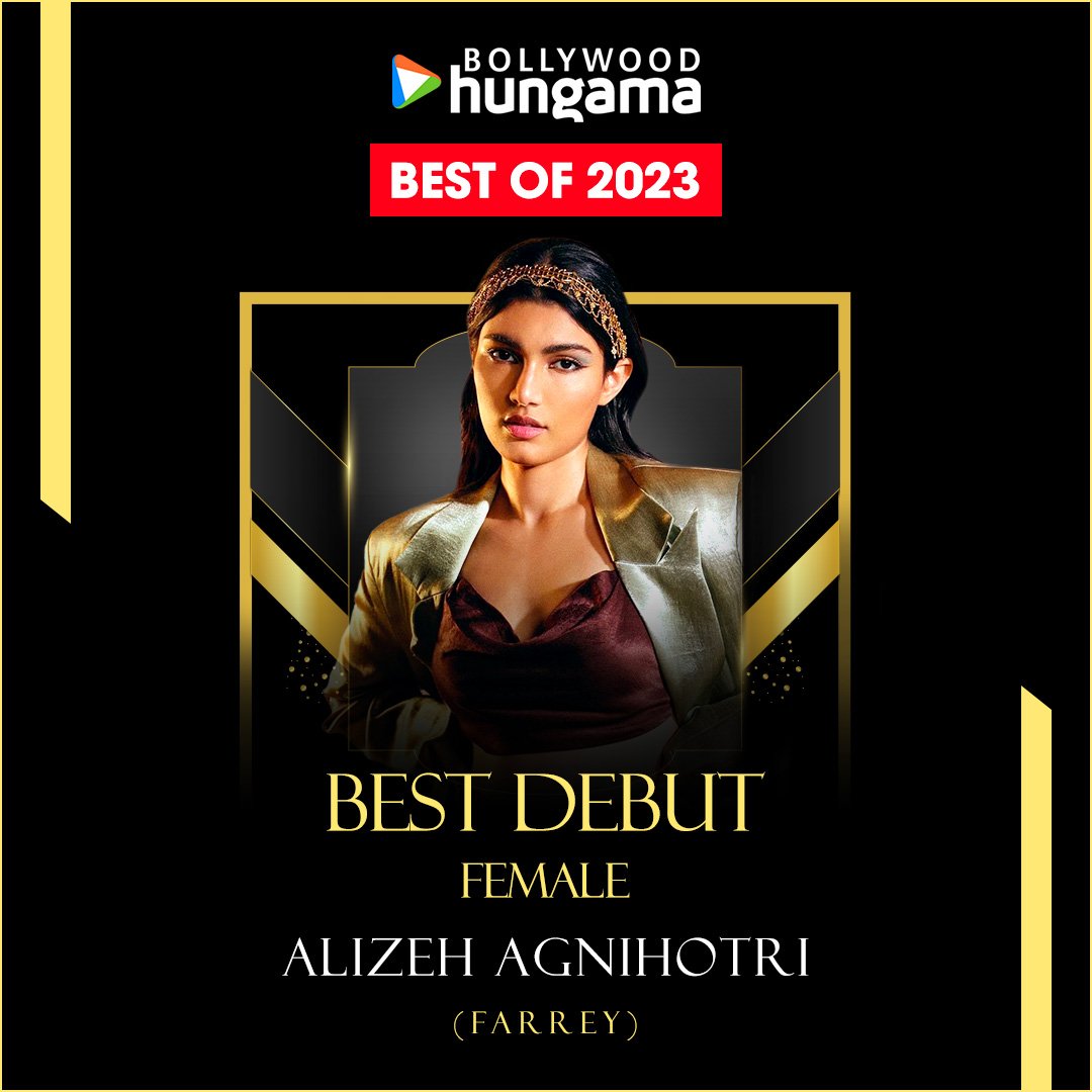 Best Debut (Female) - Alizeh Agnihotri – Farrey

Alizeh Agnihotri didn’t show any jitters and succeeded effortlessly in playing the strong character of a young student in Farrey.

@beingalizeh #BestOf2023 #Awards #AwardsSeason