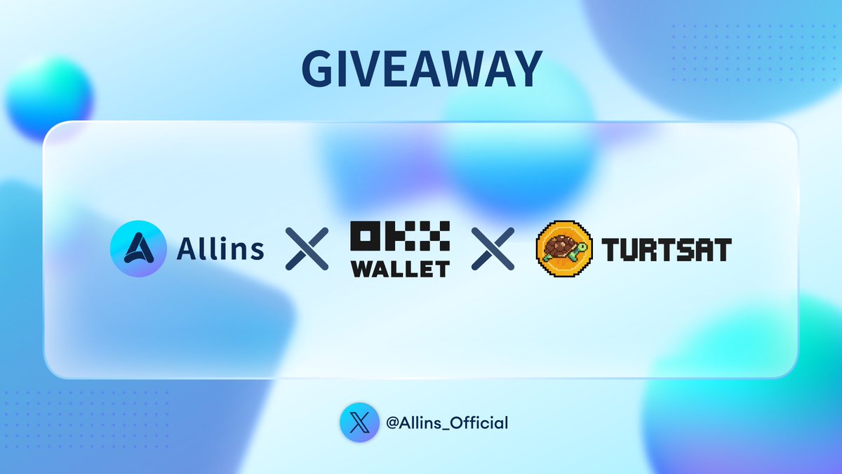 Allins_Official's tweet image. 🚀 Allins teams up with @okxweb3 and @Turtsat to send out $ALLN whitelists💝 

Get the whitelist spot here👉🏻：galxe.com/OKXWEB3/campai…

Seize your chance to be part of $ALLN community!🌟 
#OKXWallet #Web3 #giveaway #Allins