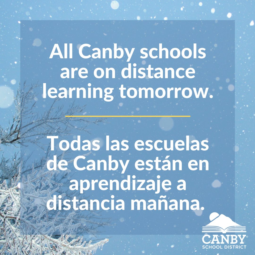 Canby School District tweet media