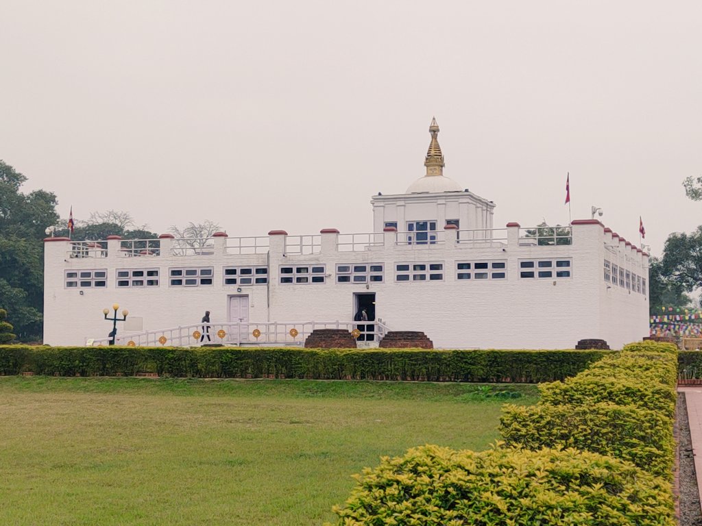 It was wonderful to be at Maya Devi temple in Lumbini. It is the main temple at Lumbini, a site traditionally considered the birthplace of Gautama Buddha. The temple stands adjacent to a sacred pool (known as puskarni) and a sacred garden...#Prayer#peace#calmness...