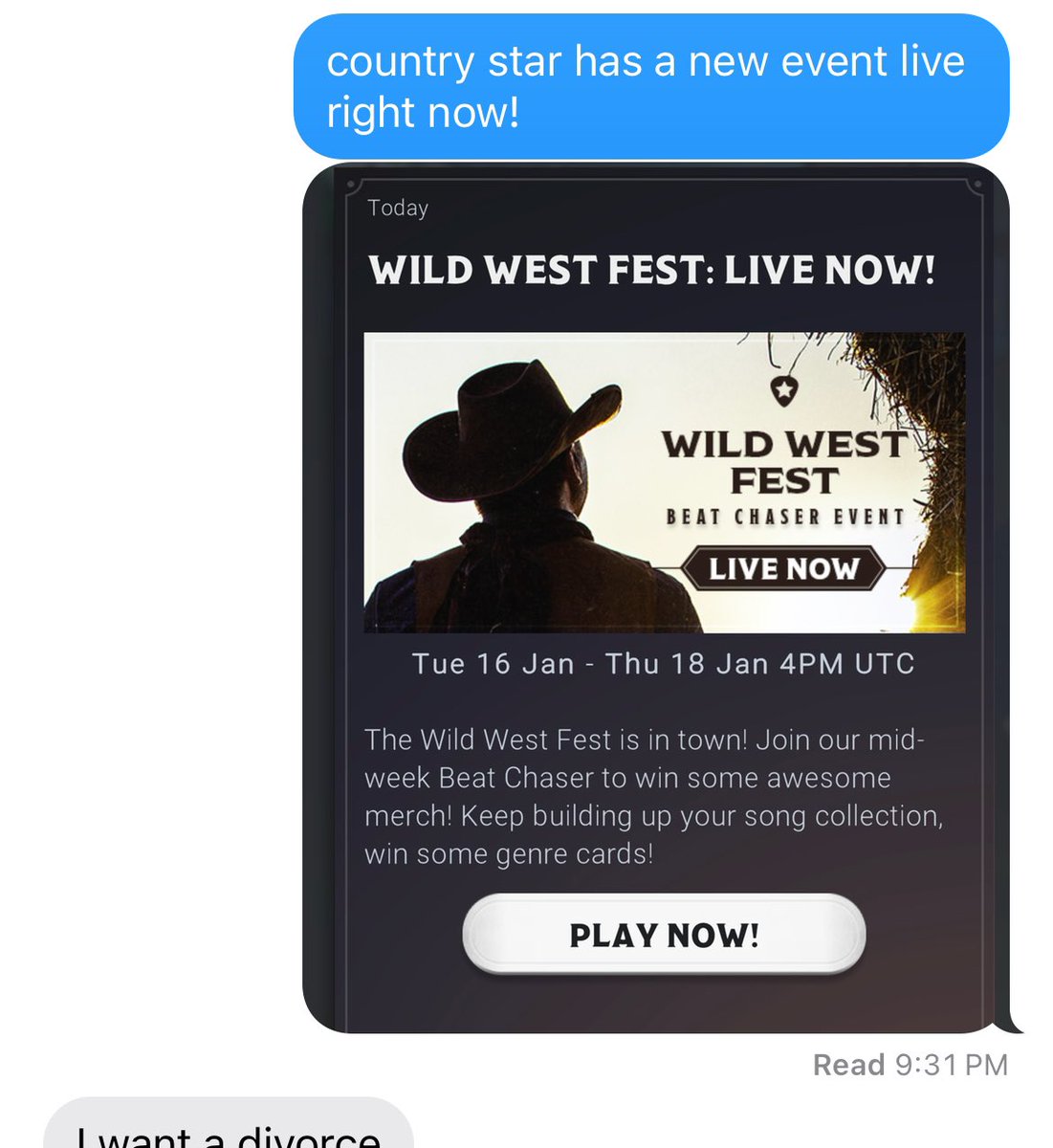 Wild West fest live now!