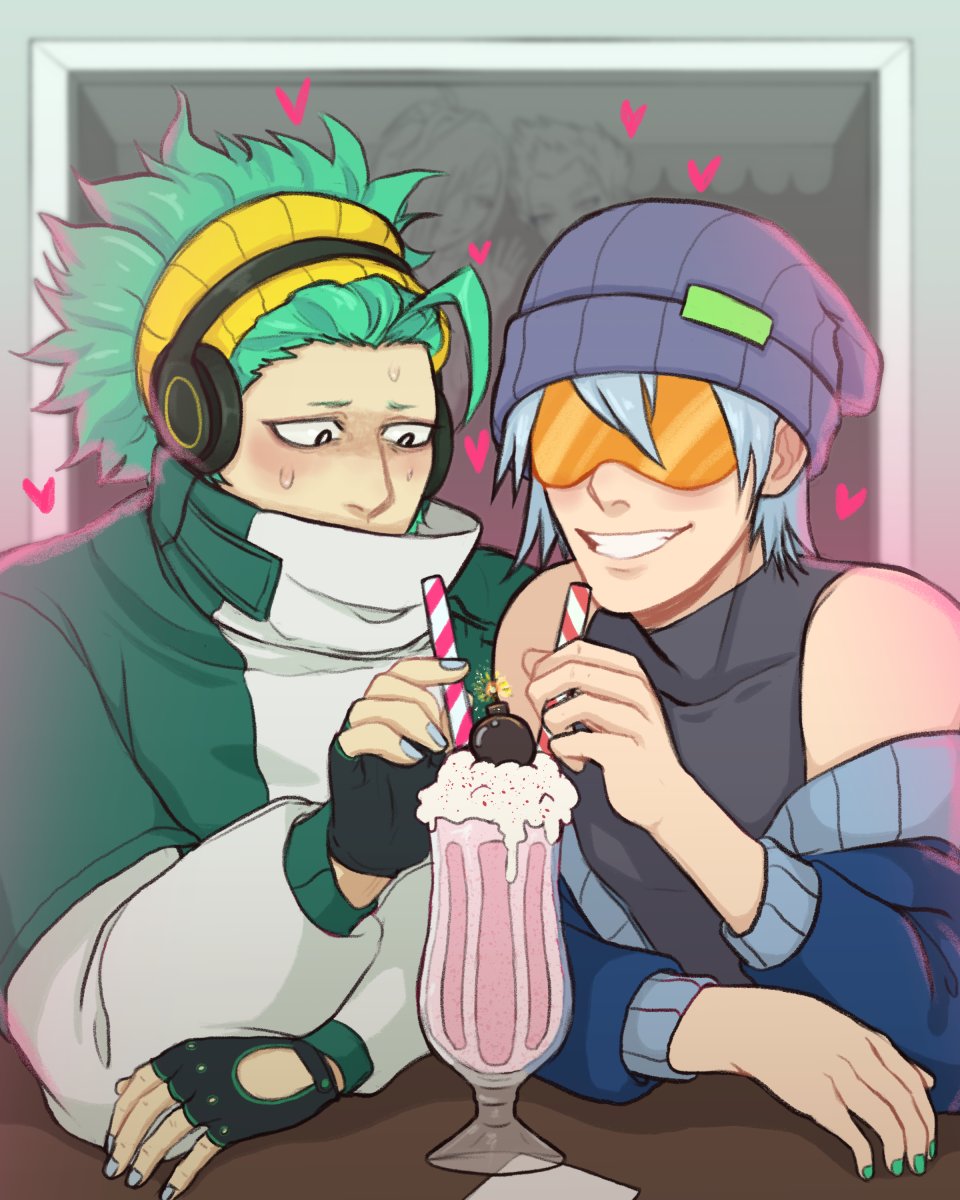 My piece for Shinkomi Delights zine! 🧋💣❣️ <a href="/slowdamageZine/">💖 Shinkomi Delights 🍓🍞</a>  #slowdamage #スロウダメージ