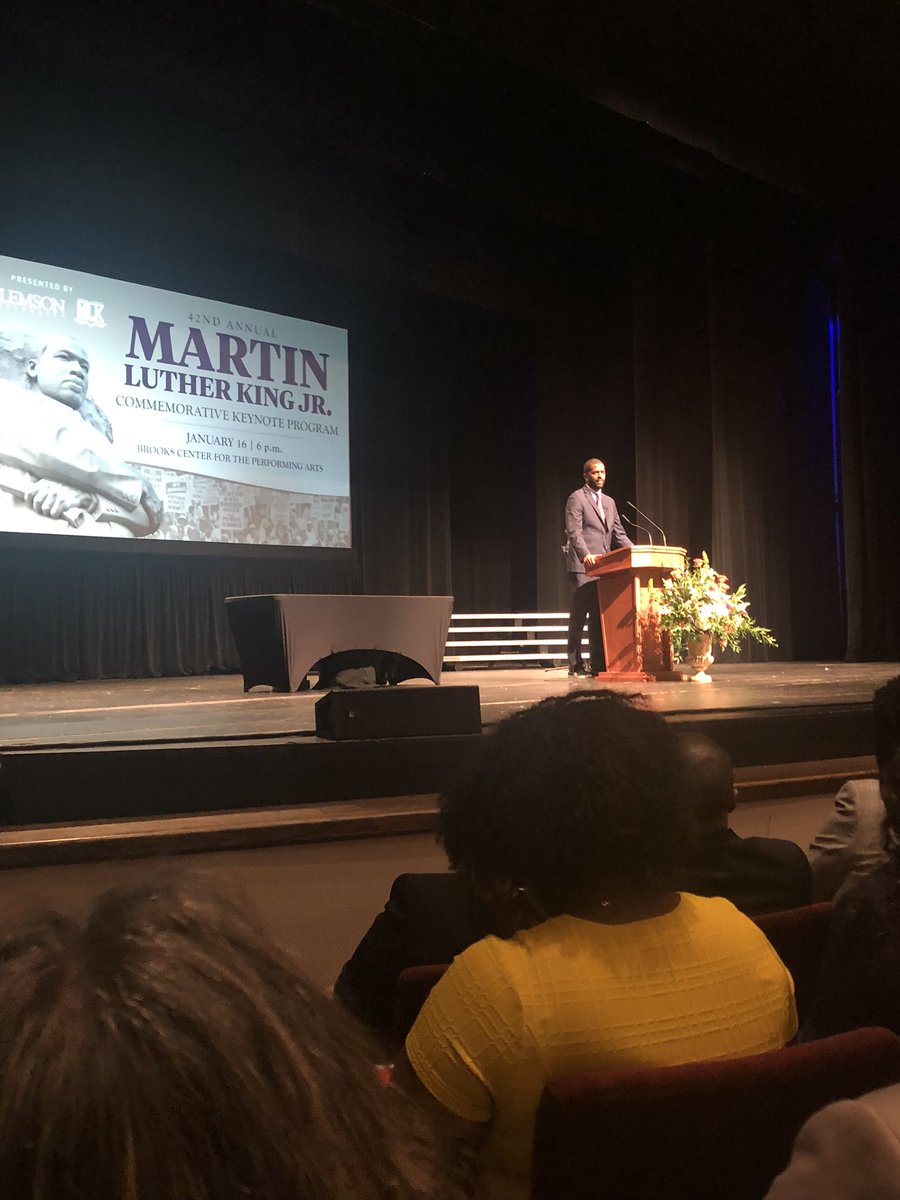 panacAlpha's tweet photo. Congratulations to Dr. Kenneth Robinson, our chartering Pi Alpha Brother, and his selection as the 2024 MLK Staff/Faculty Award winner at the Clemson MLK Commemorative Keynote Program. Well deserved!!  The program also features a keynote from Backari Sellers, a Media analyst https://t.co/2rSv8al7Fa