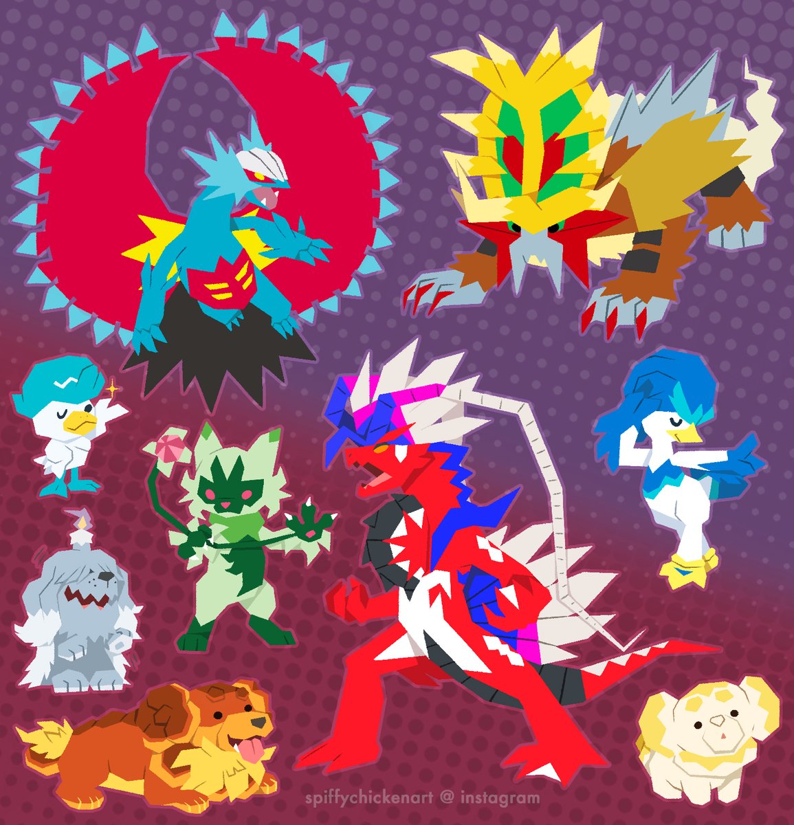 Finally adding my top 10 Paldea 'mons to a 'top 10 from each region' project I did awhile back!