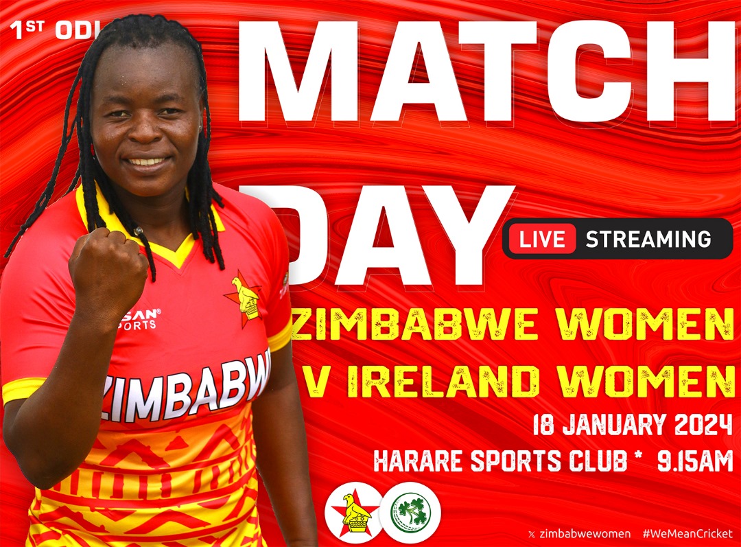 It's match day at Harare Sport Club where Zimbabwe Women are taking on Ireland in the ODI match. 3 Players from Mutare Chipo Mugeri Tiripano, Kudzai Chigora (17yrs) and Pellagia Mujaji are part of the Zimbabwe National Team.