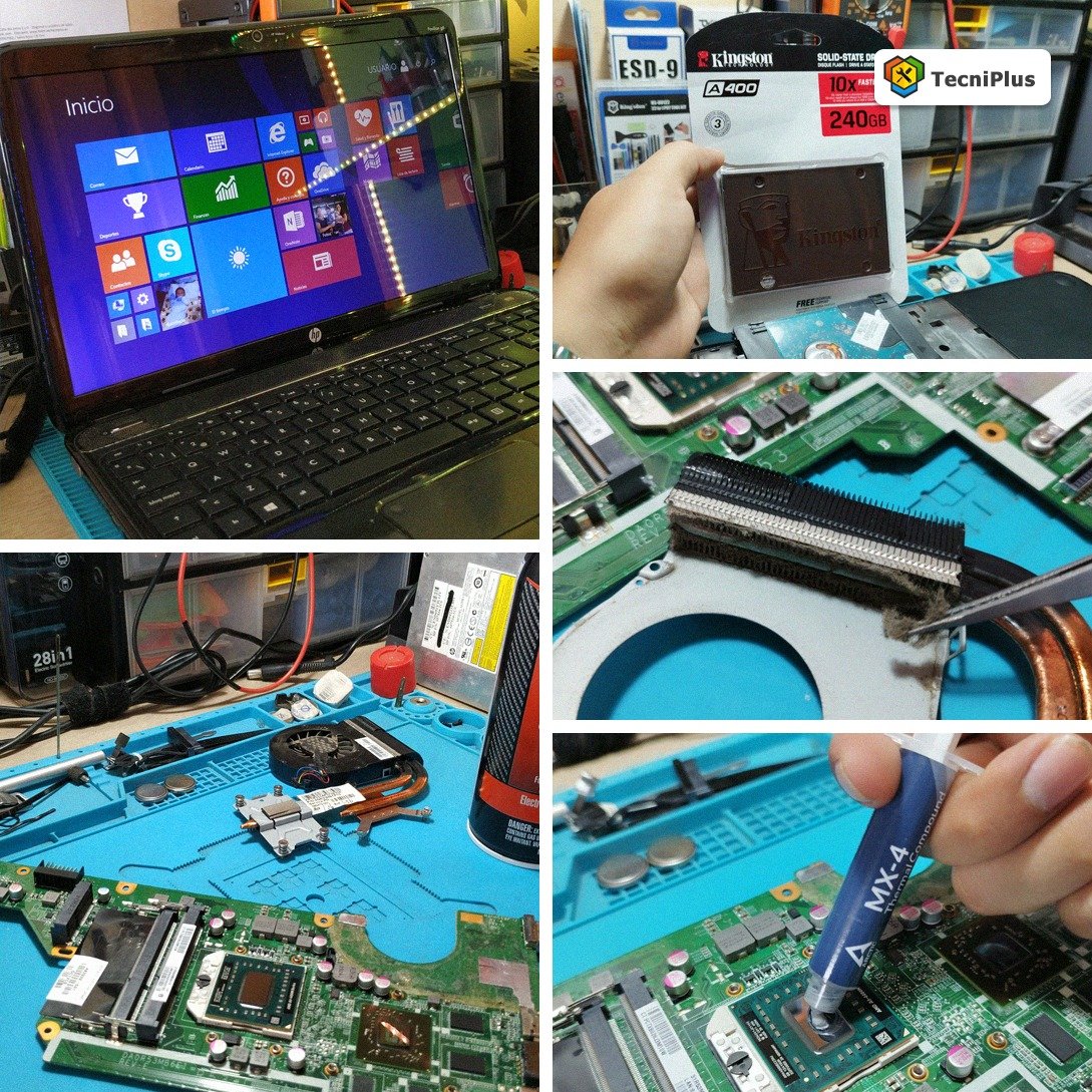 Laptop <a href="/HP/">HP</a> Pavilion G6
Repotenciamos con unidad SSD 240GB de <a href="/KingstonLatam/">Kingston Latam</a> , realizamos un ABC integral + nueva pasta térmica <a href="/ARCTIChannel/">ARCTIC</a> de alta calidad. 👌🏼