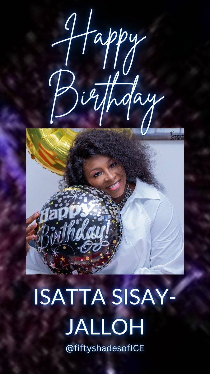ies1874's tweet photo. Celebrating 50 years on Mother Earth is overwhelming! I have embraced challenges, successes and graciously marched through it all with head up high! I am proud of me and what I am becoming. All thanks &amp; praise to Allah for the gift of life! 
Happy birthday Isatta Emma Sisay 🎉🎁 https://t.co/qntV1NKnVM