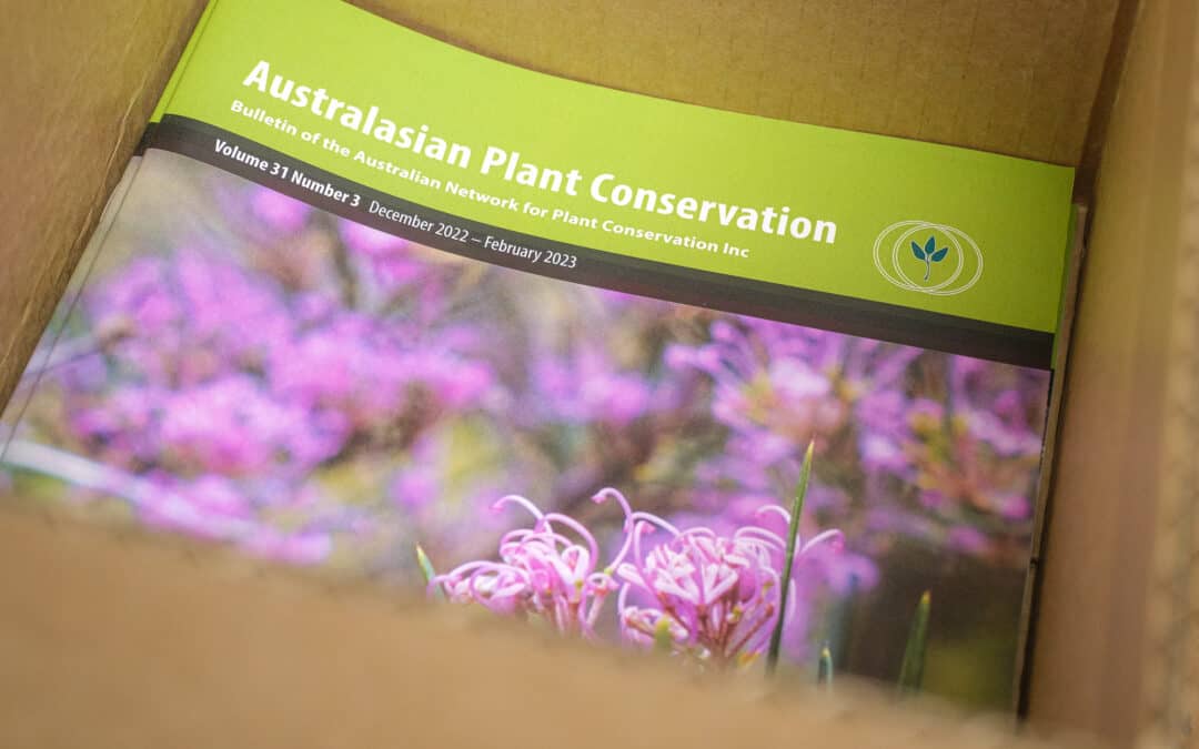 Do you have a story to share about plant conservation? We are seeking articles for APC for the Autumn issue, which has no theme. Send your article (or book review, or ‘Photos from’) to editor@anpc.asn.au by 1 Feb for this issue. For more information👉anpc.asn.au/apc/
