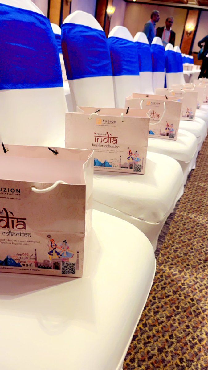 PRFuzion's tweet image. Exciting insights await at #RTQuorum! 📚 Dive into the essence of #RegionalPR in India with our 5 booklets &amp;amp; 1 White Paper. You can scan the QR code on the bag for more such Regional India #PRinsights.

Engage in the #ReputationManagement dialogue at #RTQuorum! 

#FuzionPR #Trust