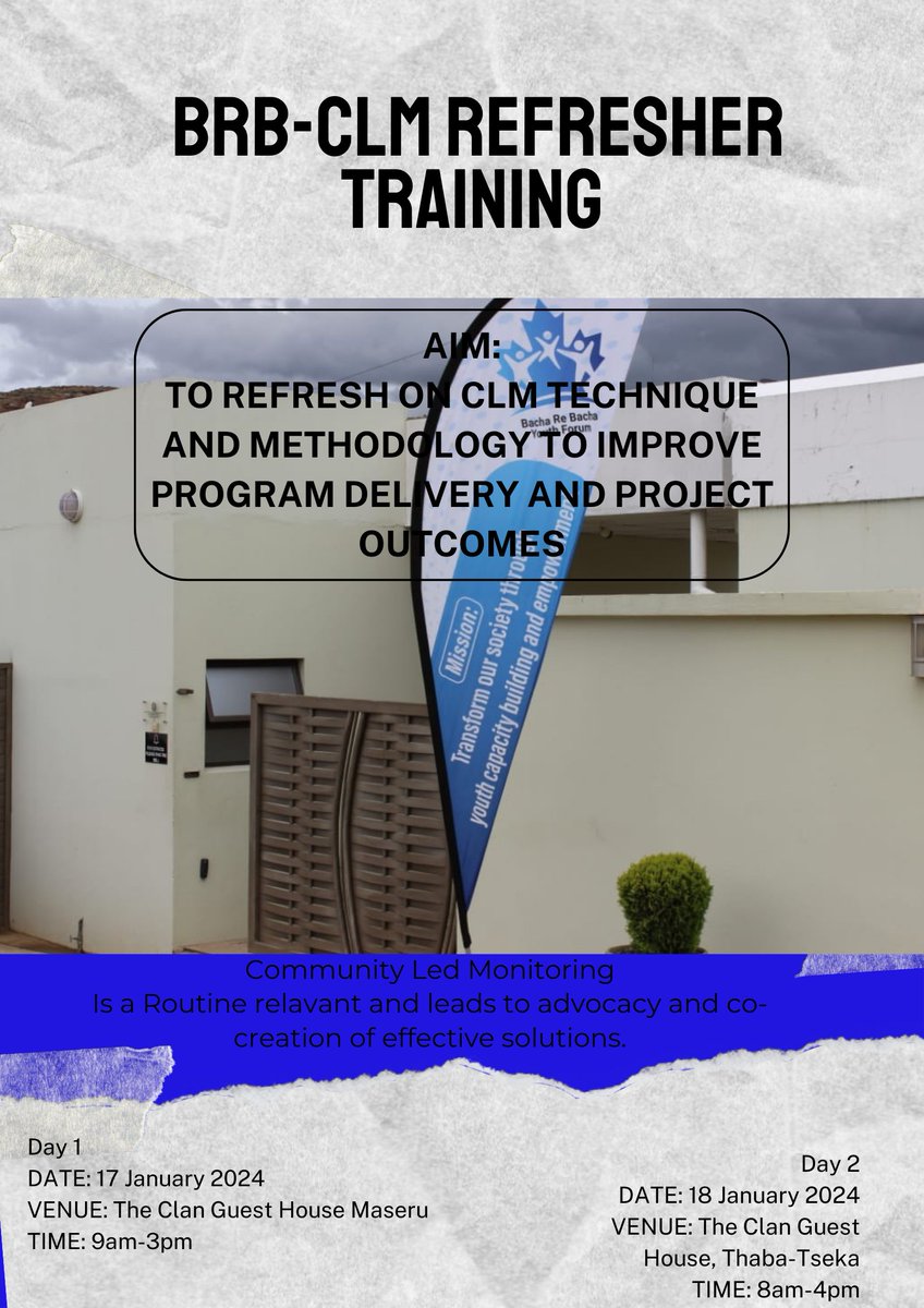 .. CLM.. Staff refreshed from holidays .. ready to improve health care services ...#BRB