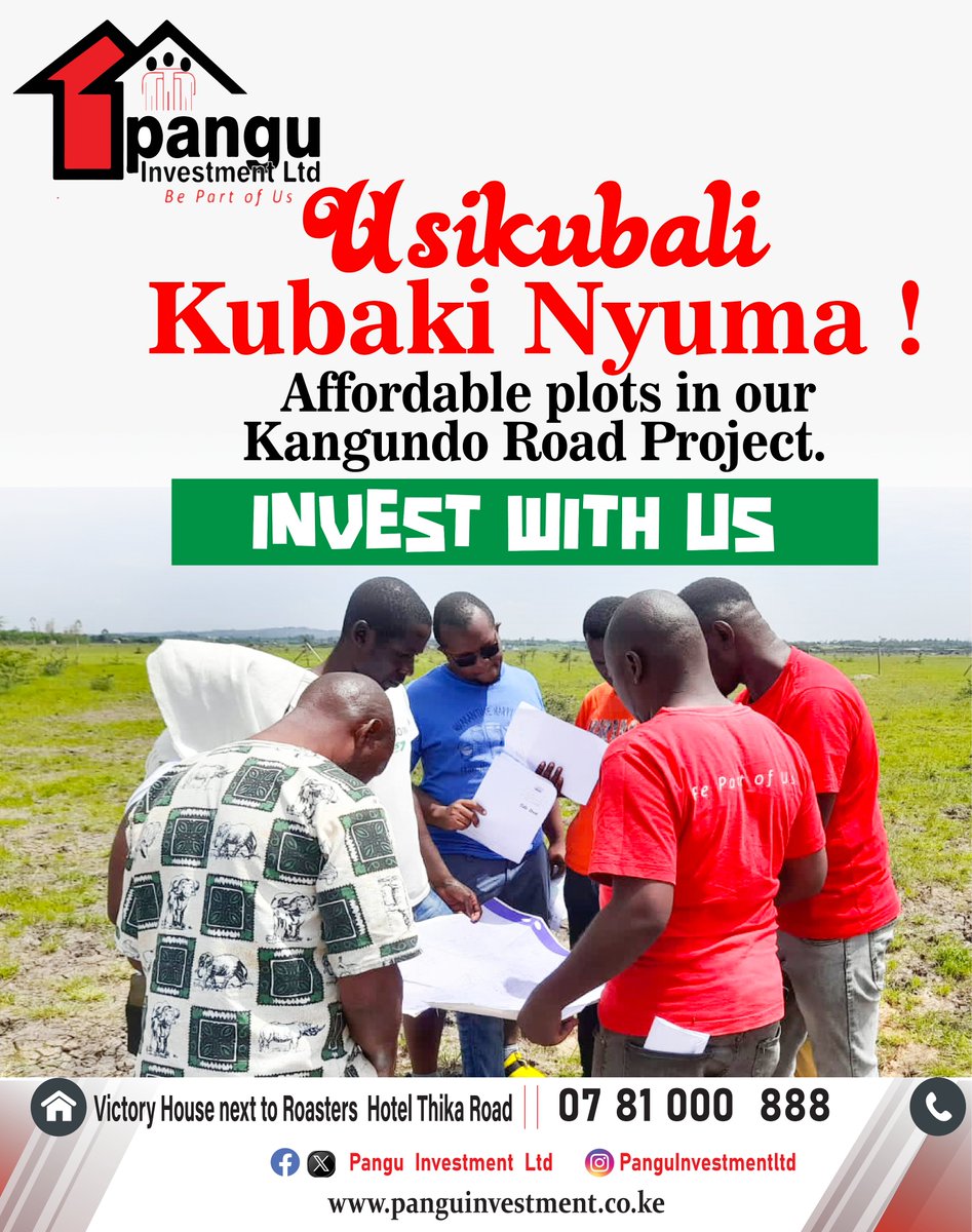 LtdPangu's tweet photo. In 2024 we embrace homeownership ! 

Ready individual title deeds are calling.Huu mwaka tunasaidiana.

Kindly for inquiries you can call/whatsapp : 0781 000888

Otiende Amollo #KenyaMoneyHeist Benzema Rita Waeni Amrabat Mourinho Factoids https://t.co/t16CGjd3Tj