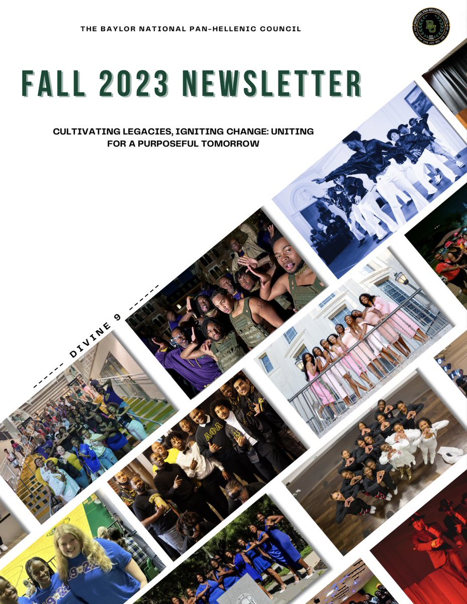 It's finally here! The Fall 2023
Edition of the NPHC Newsletter is now available for all to read! Take a look as we reflect on this amazing semester and look forward to each one to come! The link can be found in the linktree in our bio!