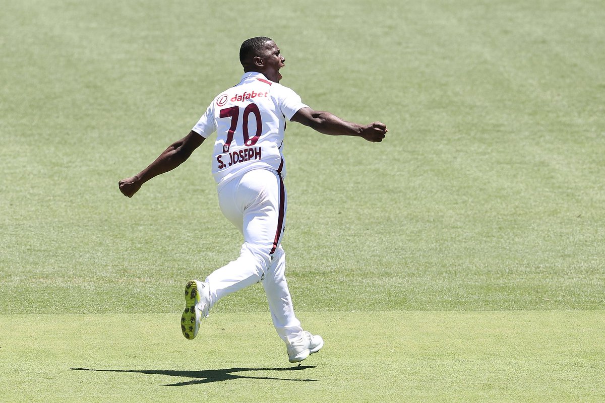 CricCrazyJohns's tweet photo. In January 2023 - Shamar Joseph left his job as security guard to play cricket. 

In January 2024 - Shamar Joseph took five wicket haul on his Test debut in Australia.

What a remarkable journey. 🫡 https://t.co/7u4p84bxk7