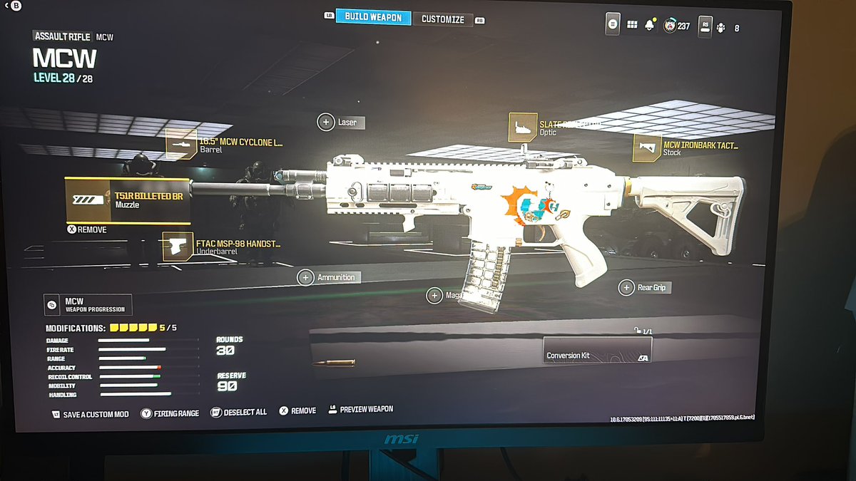 Sham17ock's tweet image. By far the better feeling build for MCW

#MW3 #MW3Ranked