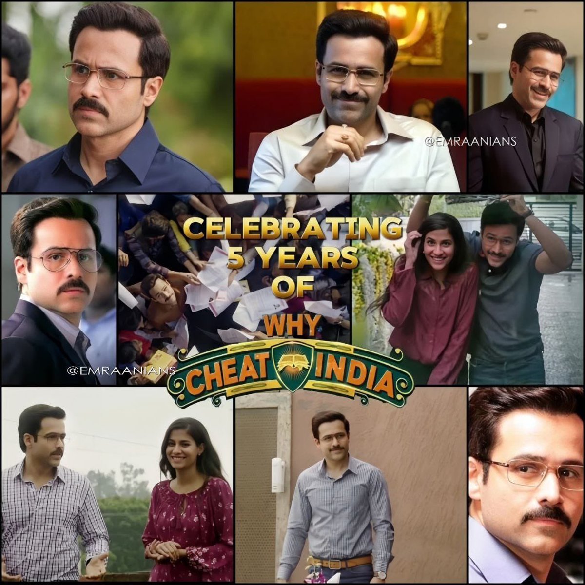 KaayaHashmi's tweet photo. An eye-opening film that showed the flaws of the education system with some fabulous performances!Celebrating 5 years of why cheat India ๐ค
@emraanhashmi @shreyadhan13 @EmraanHFilms @tanuj_garg @atulkasbekar @EllipsisEntt |
#EmraanHashmi #WhyCheatIndia #5YearsOfWhyCheatIndia https://t.co/mKO96nn6z4