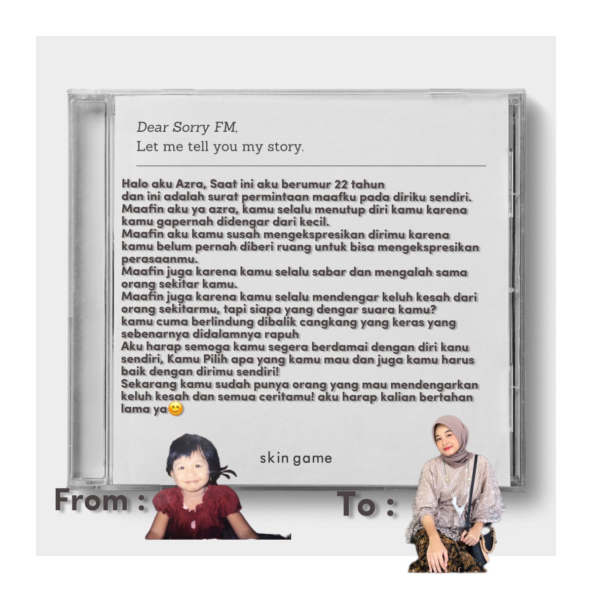 AzrReview's tweet photo. Hi @skingameofc here’s my story for #SorryFM and I’m Ready to be part of @skingamewarrior https://t.co/n8ed2yFP7F