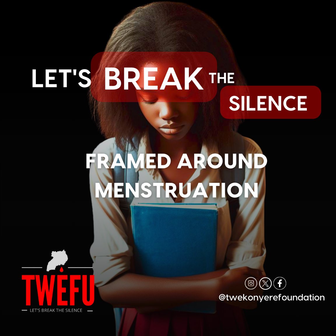twekonyereug's tweet photo. Normalizing conversations about menstruation is crucial for promoting gender equality, destigmatizing the natural bodily process, &amp; addressing systemic barriers to complete menstrual health &amp; hygiene in communities. #LetsBreakTheSilence #MenstrualJustice4All https://t.co/e3KaYexGLk