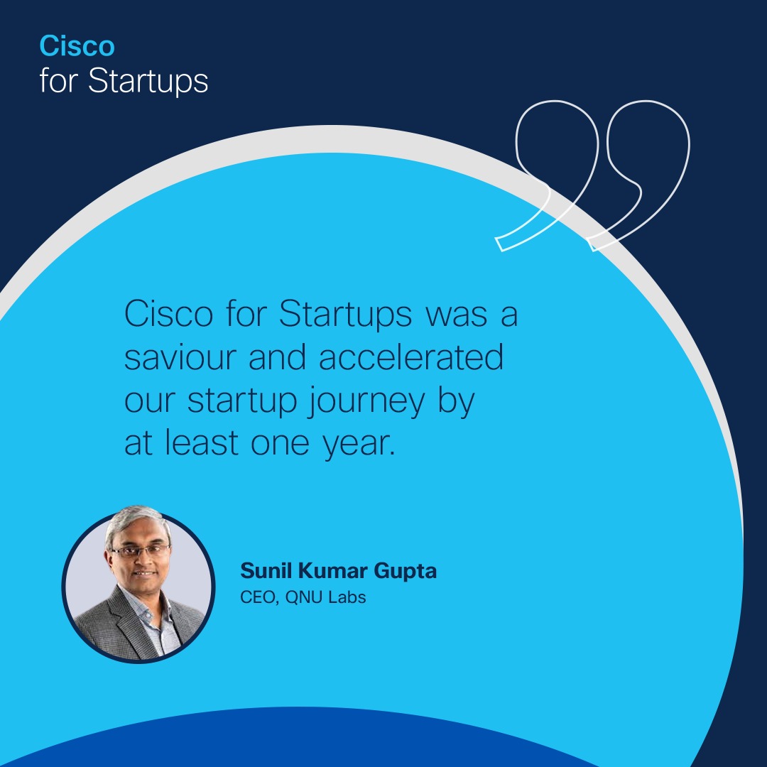 Cisco for Startups (@ciscostartups) on Twitter photo Marking milestones with remarkable alumni like QNu Labs. Excited to be a part of their journey to success under the visionary leadership of CEO Sunil Kumar Gupta. Cheers to ongoing collaboration and future achievements!
#CiscoForStartups #QuantumSecurityInnovation #GlobalImpact Marking milestones with remarkable alumni like QNu Labs. Excited to be a part of their journey to success under the visionary leadership of CEO Sunil Kumar Gupta. Cheers to ongoing collaboration and future achievements!
#CiscoForStartups #QuantumSecurityInnovation #GlobalImpact