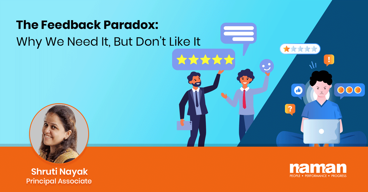 NamanHR's tweet photo. Feedback whether good or bad is vital for gauging progress toward #goals. Yet this can’t happen unless an ongoing #feedbackculture exists. Today's blog addresses this #feedback paradox exploring its reasons &amp; suggesting ways to foster a receptive attitude: https://t.co/Cwb0APoXHE https://t.co/wpPOQ0WolW