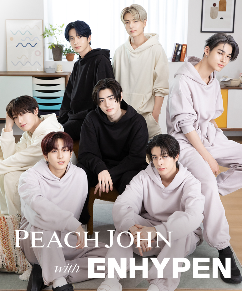 #ENHYPEN がPEACH JOHN30周年企画ルームウェアイメージモデルに就任！
スペシャルムービーも公開中🎥

ENHYPENが着こなす春の新作は、本日1/31(水)10:00より公式通販サイトおよび全国のストアにて発売いたします。

詳細はこちら→enhypen-jp.weverse.io/news/detail.ph…

#PEACHJOHN_ENHYPEN